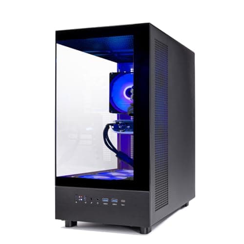 Skytech Azure Gaming PC Desktop, Ryzen 7 7700 3.8 GHz (5.3GHz Turbo), NVIDIA RTX 5060 8GB, 1TB NVMe SSD, 32GB DDR5 RAM 5200 RGB, 650W Gold PSU, Wi-Fi, Win 11