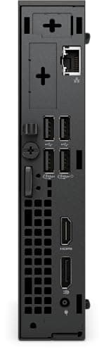 2025 Dell Pro Micro MFF Mini AI PC (Intel 14-Core Ultra 5 235T (> i7-13700), 32GB DDR5, 1TB SSD), QCM1250 (Replace OptiPlex 7000), Tiny Business Desktop, Wi-Fi 6E, RJ45, Bluetooth, 2x DP, Win 11 Pro