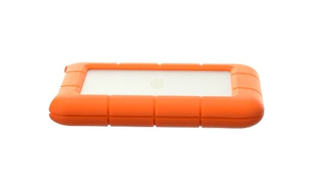 LaCie Rugged Mini 2TB External Hard Drive Portable HDD - USB 3.0/ 2.0 Compatible, Drop Shock Dust Rain Resistant Shuttle Drive, For Mac And PC Computer (LAC9000298), orange
