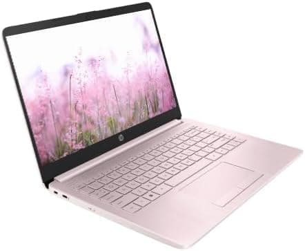 HP Portable 13.8" HD Touchscreen IPS Laptop, Intel Celeron N Processor Up to 2.78GHz, 4GB DDR4, 64GB SSD, HDMI, RJ45, Webcam, Bluetooth, Windows 11, Pastel Pink (Renewed)