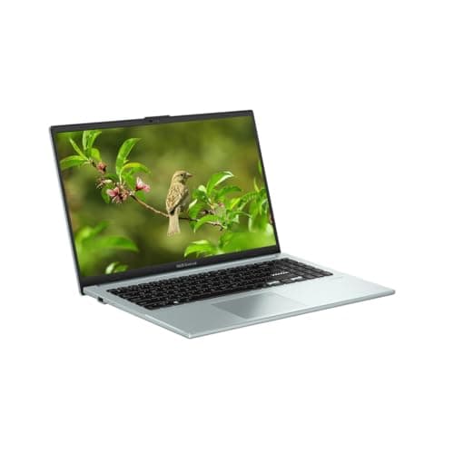 ASUS 2025 Lightweight Laptop, 15.5" FHD OLED Display, Intel i3 Processor Up to 3.79GHz, 8GB Ram, 256GB SSD, Backlit Keyboard, Super-Fast WiFi, HDMI, Windows 11 OS, Pastel Blue (Renewed)