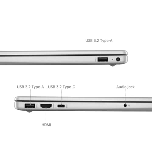 HP 15.6" FHD Linux Laptop, Anti-Glare Display, 10-Core Intel i5-1235U, 32GB RAM, 2TB SSD + 256GB Portable SSD, KeyPad, WiFi 6, Webcam, USB-C, Linux Ubuntu OS