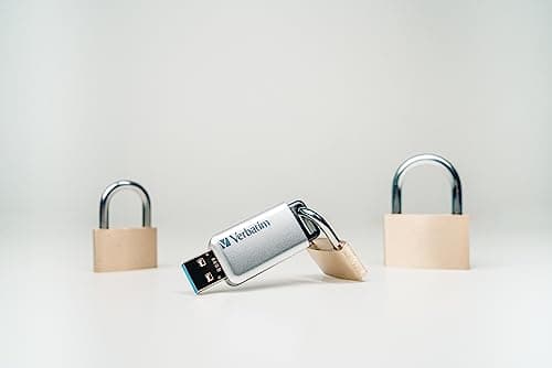 Verbatim 16GB Store'n' Go Secure Pro USB 3.0 Flash Drive with AES 256 Hardware Encryption - Silver