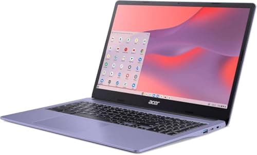 acer Chromebook 315 15.6" FHD, Intel Celeron N4500, 4GB RAM, 128GB Storage (64GB eMMC + 64GB SD Card), Home & Student Laptop, 10-Hr Long Battery Life, Wi-Fi 6, Webcam, Chrome OS, Purple (Renewed)