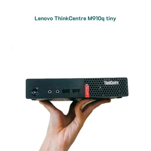 Lenovo ThinkCentre M910q Tiny Desktop Computer Windows 11 Pro - Intel Core i5-6500T 2.5GHz, 16 GB RAM, 256GB SSD, USB 3.0, DisplayPort, WiFi, BT Mini PC (Renewed)