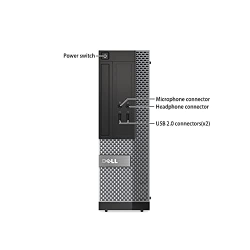 DELL Optiplex 3020 SFF Desktop PC - Intel Core i5-4570 3.2GHz 8GB 500GB DVDRW Windows 10 Professional (Renewed)']