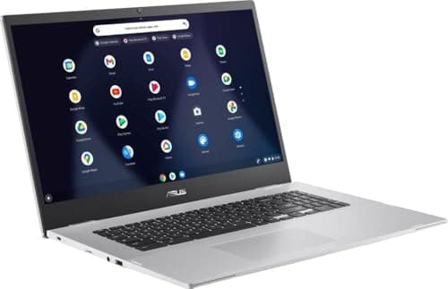 ASUS 17.3 Inch FHD Chromebook Laptop | Intel Celeron N4500, Dual-Core Processor | 4GB Ram, 64GB eMMC | Mineral Grey | WiFi 6 | 10 HR Battery | LED Backlight | Google Assistant | Intel UHD Graphics