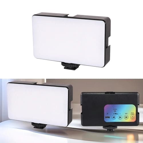 Rechargeable LED Selfie Light Clip On Video Light for Phone Camera Laptop with Adjustable 3 Light Mode for Photography