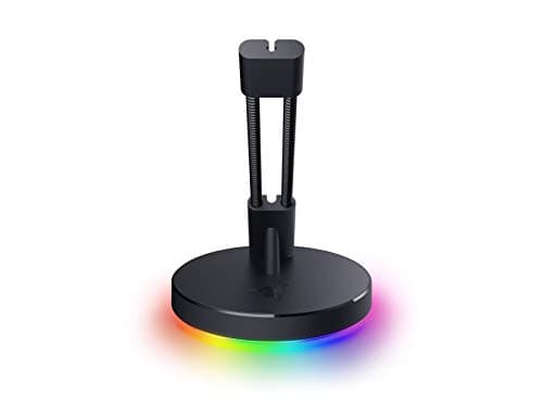 Razer Gaming Mouse Bungee V3 Chroma: Drag-Free Wired Mouse Support - for Esports-Level Performance - Weighted Base - Anti-Slip Feet - Classic Black