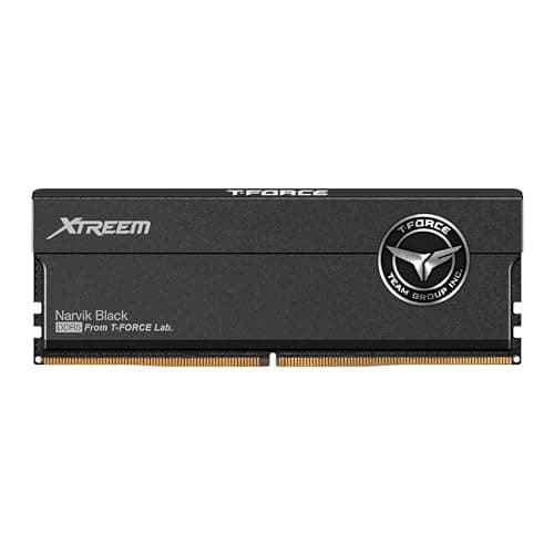 TEAMGROUP T-Force XTREEM DDR5 Ram 48GB (2x24GB) 8000MHz PC5-64000 CL38 M-DIE Desktop Memory Module Ram for 600 700 Series Chipset XMP 3.0 Ready Black FFXD548G8000HC38EDC01