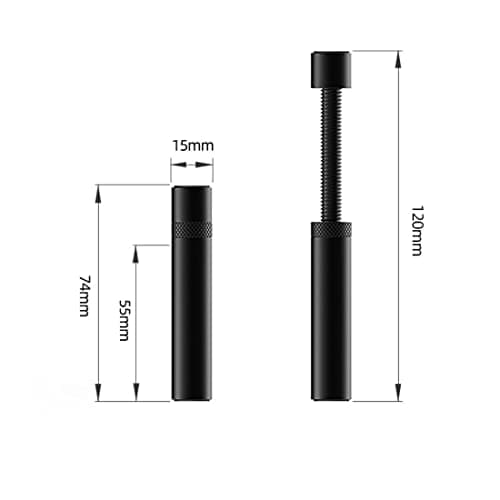 Graphics Card GPU Brace Support, Video Card Sag Holder Bracket, GPU Stand (L, 74-120mm)