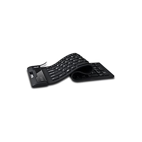 Adesso AKB-222UB - SlimTouch 222 Waterproof Flexible Keyboard for Windows 8/7/Vista/XP/2000, Compact Size