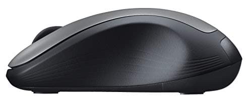 Logitech MK335 Quiet Wireless Keyboard and Mouse Combo - Black/Silver Keyboard and Mouse Combo Wireless, Ambidextrous