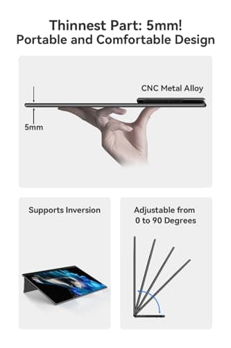 Q3 Touchscreen with Stylus, 16" 16:10, 2.5K IPS, 400 Nit Brightness, 2560x1600 Resolution Screen, Portable Monitor Display, for Gaming, Office, and Digital Art.