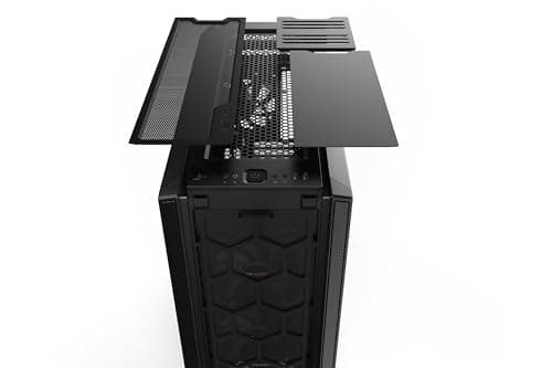 be quiet! Silent Base 802 ATX Midi Tower PC Case | 3 Pre-Installed Pure Wings 2 Fans | Sound Insulated | Black | BG039