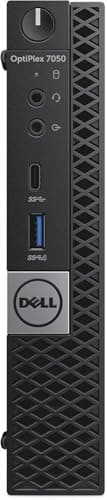 Dell OptiPlex 7050 mini Desktop Computer PC with 24" FHD Monitor, Intel Core i5-6500, 16GB RAM, 256GB SSD, Wi-Fi, Bluetooth, Keyboard & Mouse, Windows 11 Pro (Renewed)