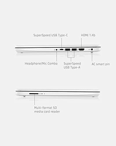 HP 14 Laptop, Intel Celeron N4020, 4 GB RAM, 64 GB Storage, 14-inch Micro-edge HD Display, Windows 10 Home, Thin & Portable, 4K Graphics, (14-dq0040nr, Snowflake White) (Renewed)
