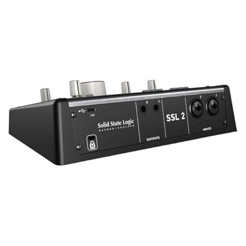 Solid State Logic SSL 2 MKII 2 x 2 USB Audio Interface with Dual Pro-Grade Headphone Outputs, Next-Gen Converters, and 4K Analogue Enhancement