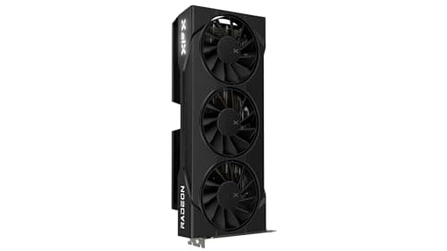 XFX Swift AMD Radeon RX 9060 XT OC Triple Fan Gaming Edition with 16GB GDDR6 HDMI 2xDP, AMD RDNA 4 RX 9060XT RX-96TS316BA