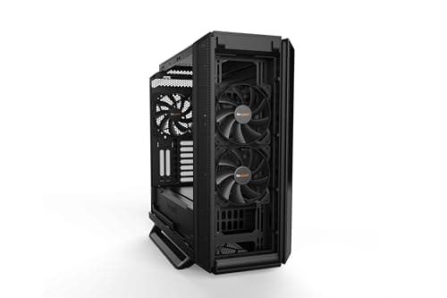 be quiet! Silent Base 802 ATX Midi Tower PC Case | 3 Pre-Installed Pure Wings 2 Fans | Sound Insulated | Black | BG039