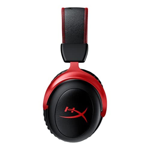 HyperX Cloud II Wireless - Gaming Headset for PC, PS4, Switch, Long Lasting Battery Up to 30 Hours, 7.1 Surround Sound, Memory Foam, Detachable Noise Cancelling Microphone w/Mic Monitoring (Renewed)