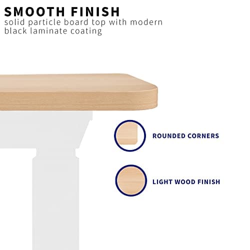 VIVO Universal 71 x 36 inch Table Top for Standard and Sit to Stand Height Adjustable Home and Office Desk Frames, Light Wood Extra-Wide Desktop, DESK-TOP72-36C