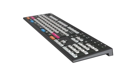 Logickeyboard Backlit 'Astra2' Filmmaker Keyboard • Combo-Designed for Both Adobe Premiere Pro & After Effects on Windows PC • p/n LKB-AEPP-A2PC-US