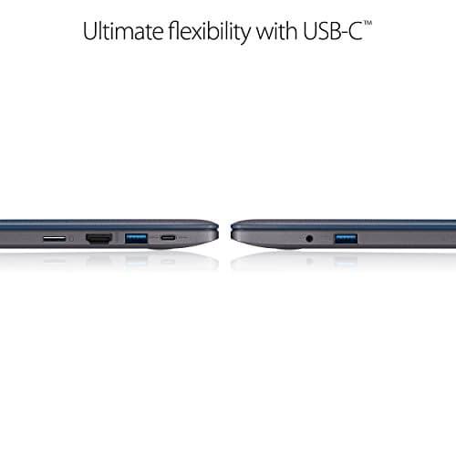ASUS VivoBook L203MA Ultra-Thin Laptop, Intel Celeron N4000 Processor, 4GB LPDDR4, 64GB eMMC, 11.6” HD, USB-C, Windows 10 in S Mode (Switchable to Pro), L203MA-DS04, One Year of Microsoft Office 365