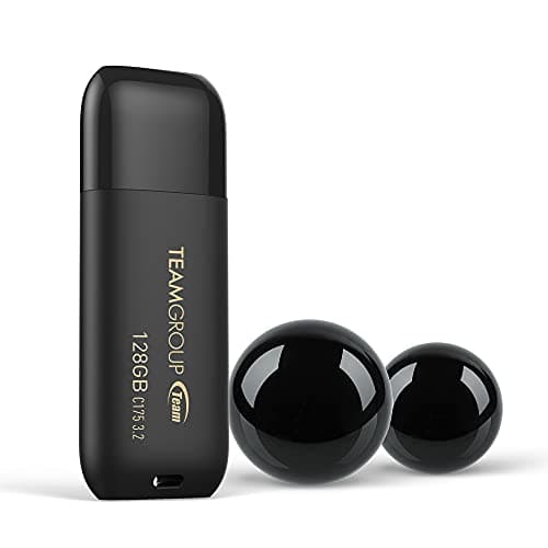 TEAMGROUP C175 1TB USB 3.2 Gen 1 (USB 3.1/3.0) Read 100MB/s Flash Thumb Drive, External Data Storage Memory Stick Compatible with Computer/Laptop Matte Black TC17531TBB01
