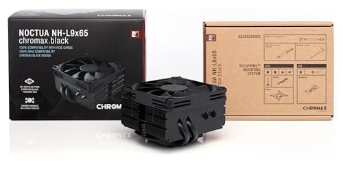 Noctua NH-L9x65 chromax.Black, Premium Low-Profile CPU Cooler (65mm, Black)