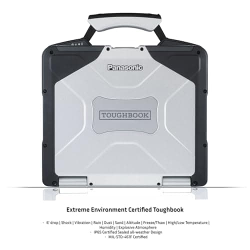 Panasonic Toughbook 31 CF-31 MK5 Rugged Laptop, 13.1" XGA Touch, i5-5300U 2.3GHz, 16GB RAM, 1TB SSD, 4G LTE, Backlit Keyboard, Windows 10 Pro