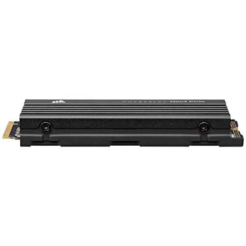 Corsair MP600 PRO LPX 1TB M.2 NVMe PCIe x4 Gen4 SSD - Optimised for PS5 (Up to 7,100MB/sec Sequential Read & 5,800MB/sec Sequential Write Speeds, High-Speed Interface, Compact Form Factor) Black