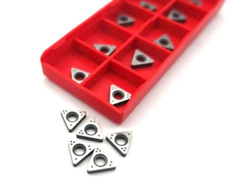 10 pcs Replacement Bits Positive Rake Carbide Bit - 221-640-3 - BL4606 - Carbide Brake Lathe Bits Cutters