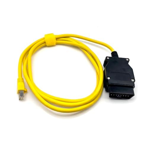 Enet Cable BMW Ethernet to OBD Interface for BMW Diagnostics and Coding Bootmod3 Bimmercode E-SYS ICOM Coding F-Series Car Diagnostic Tool (1.85m)