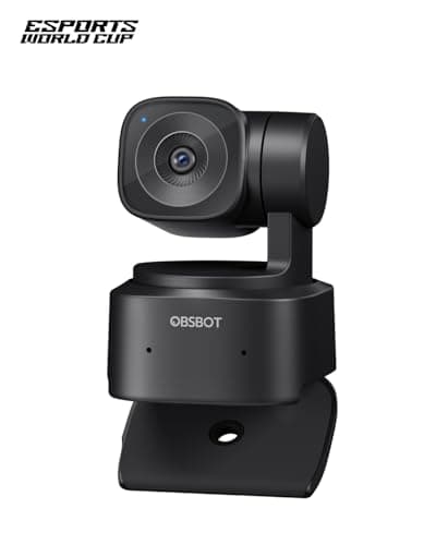 OBSBOT Tiny SE 1080P 100FPS Webcam for PC, AI Tracking PTZ Streaming Camera with 1/2.8" Sensor, Gesture Control, Dual ISO, Staggered HDR, Web Camera for Desktop Computer, Laptop, Meeting, Video Calls