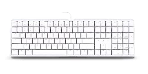 Cherry MX 3.0 S Wired Mechanical Gaming Keyboard. Aluminum Housing Built for Gamers w/MX Red Silent Switches. RGB Backlit Display Over 16m Colors. from The Makers of MX. Full Size. Pure White.