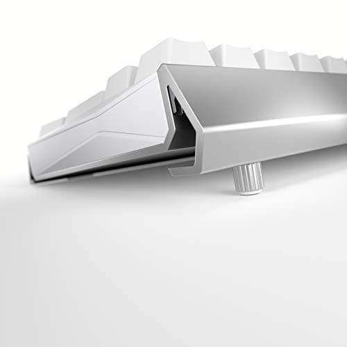 Cherry MX 3.0 S Wired Mechanical Gaming Keyboard. Aluminum Housing Built for Gamers w/MX Red Silent Switches. RGB Backlit Display Over 16m Colors. from The Makers of MX. Full Size. Pure White.
