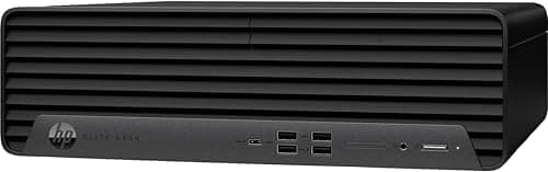 HP Elite 805 G9 SFF Business Desktop Computer, AMD Ryzen 5 8500G, 64GB DDR5, 1TB PCIe SSD, Radeon 740M Graphics, Dual 4K Display Support, USB-C, HDMI, RJ-45, Wi-Fi, Wired KB & Mouse, Win11 Pro