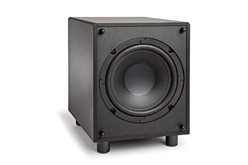Definitive Technology ProCinema 6D - Compact 5.1 Channel Home Theater Speaker System | 250-Watt Powered Subwoofer Center Channel + 4 Speakers | Sleek Modern Looks Match Any Décor Black