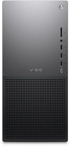 Dell XPS 8960 Desktop 1TB SSD 64GB DDR5 RAM Win 11 Pro (Intel 14th Generation Core i9-14900K Processor with Turbo Boost to 6.00GHz, 64 GB RAM, 1 TB SSD) Business PC Computer XPS8960, Graphite Black