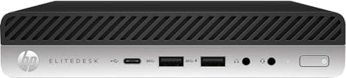 HP EliteDesk 800 G3 Mini Desktop Computer, 27" FHD Monitor, RGB Headset, Core i7-6700 3.4GHz, 16GB DDR4 RAM, 256GB SSD, USB WiFi+BT, Keyboard&Mouse, Windows 11 Pro (Renewed)