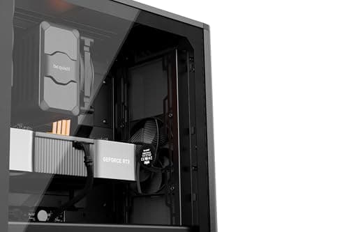 be quiet! Pure Base 501 Black PC case | 2 Preinstalled Quiet Fans | Mid Case | USB 3.2 Gen | Airflow | BGW74
