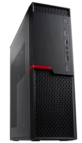 Envision S13 SFF PC (3.8-4.6GHz 8-Core Ryzen 7 5700G w/FHD Low/Med Gaming Radeon Graphics, 16GB RAM, 512GB NVME SSD, MSI mb, WiFi, Windows 11 Pro, 10 USB, HDMI + DVI, RJ45, KB+Mouse, Desktop Computer