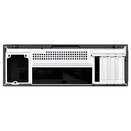 SilverStone Technology Milo 11 Slim & Compact Micro-ATX enclousre for Office or Home Theater, Requires TFX PSU (Sold Separately), SST-ML11B