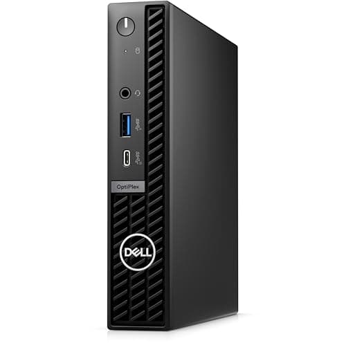 Dell OptiPlex 7020 MFF Business Desktop Computer, 7000 Micro Form Factor Mini, Intel Hexa-Core i5-12500T (Beat i7-11700T), 32GB DDR5 RAM, 1TB PCIe SSD, WiFi 6E, HDMI + 2 DisplayPorts, Windows 11 Pro