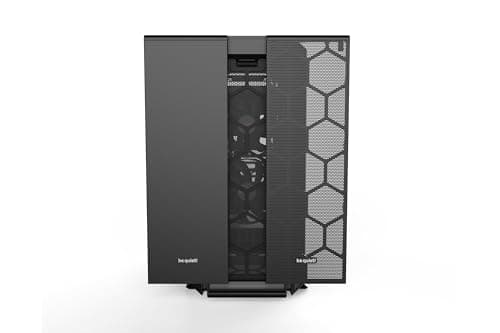 be quiet! Silent Base 802 ATX Midi Tower PC Case | 3 Pre-Installed Pure Wings 2 Fans | Sound Insulated | Black | BG039