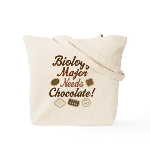 CafePress Biology Major Gift Tote Bag Reusable Natural Beige Canvas Shopping Bag