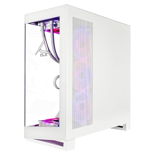 CLX Horus Gaming PC - Intel Core i9 14900KF 3.2GHz, GeForce RTX 4090, 2TB NVMe M.2 SSD, 6TB HDD, 64GB DDR5 RGB Memory, 360mm AIO, WiFi, Windows 11 Home, White