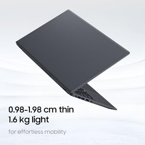 Laptop Computer with MS Office 2024, 1TB SSD, 12GB RAM Laptops, Quad Core N95 Processor, 15.6" FHD IPS Display, Win11 Laptop Support Fingerprint, WiFi 5, BT 5.0, USB-C, HDMI, Black