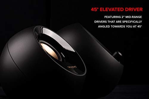 Creative Pebble Plus 2.1 USB-Powered Desktop Speakers with Powerful Down-Firing Subwoofer and Far-Field Drivers, Up to 8W RMS Total Power for Computer PCs and Laptops (Black)